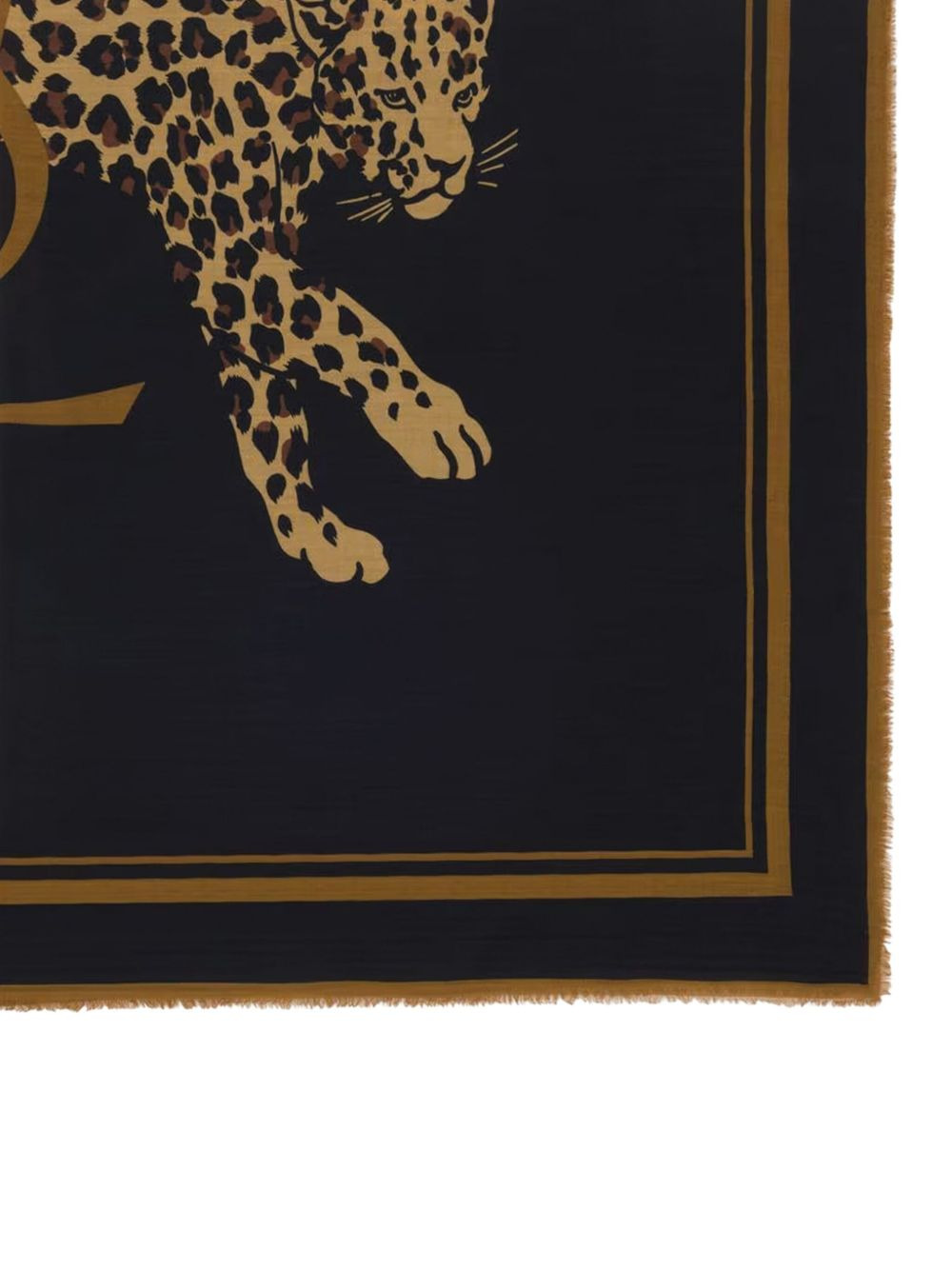 Saint Laurent Men Wool Scarf - 2