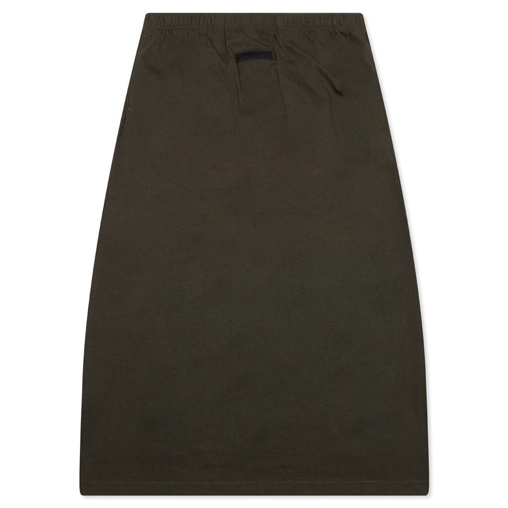 WOMEN'S LONG SKIRT - OFF BLACK - 1