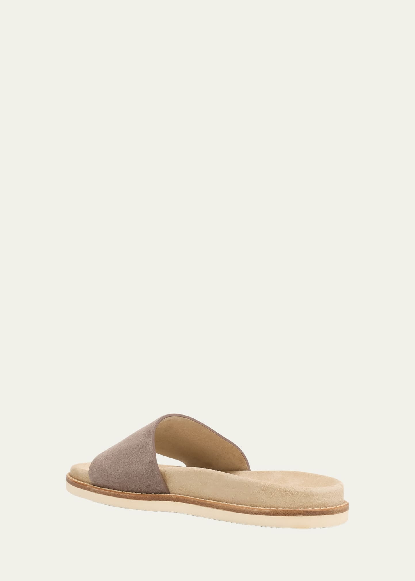 Men's Suede Slide Sandals - 4