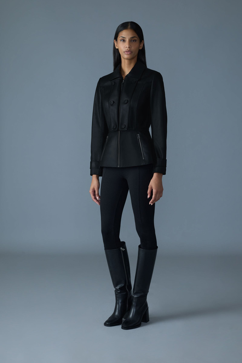 MACKAGE BARBARA Fitted Lamb Leather Jacket outlook