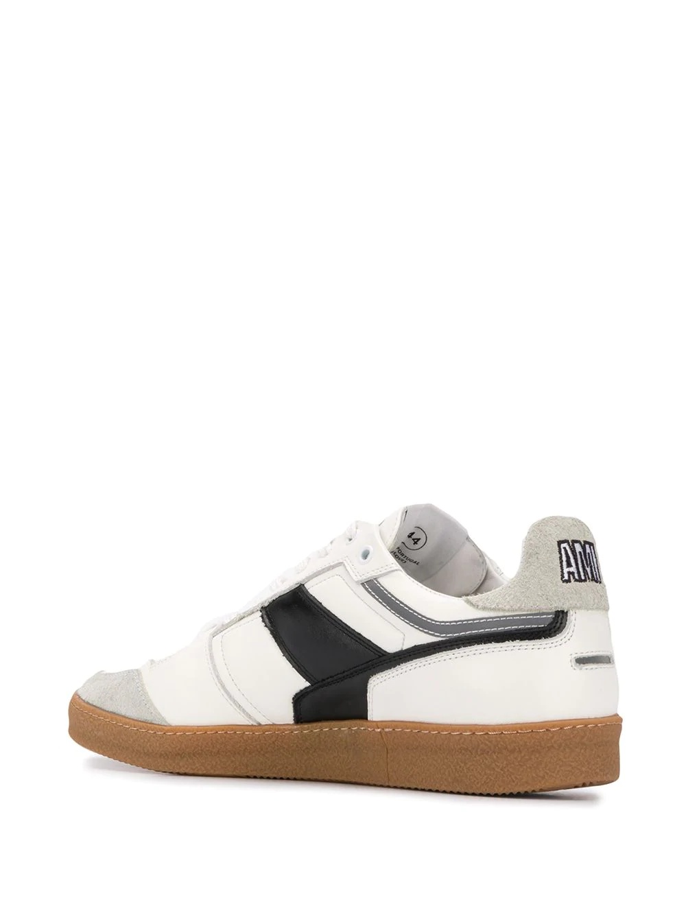 logo patch low-top sneakers - 2