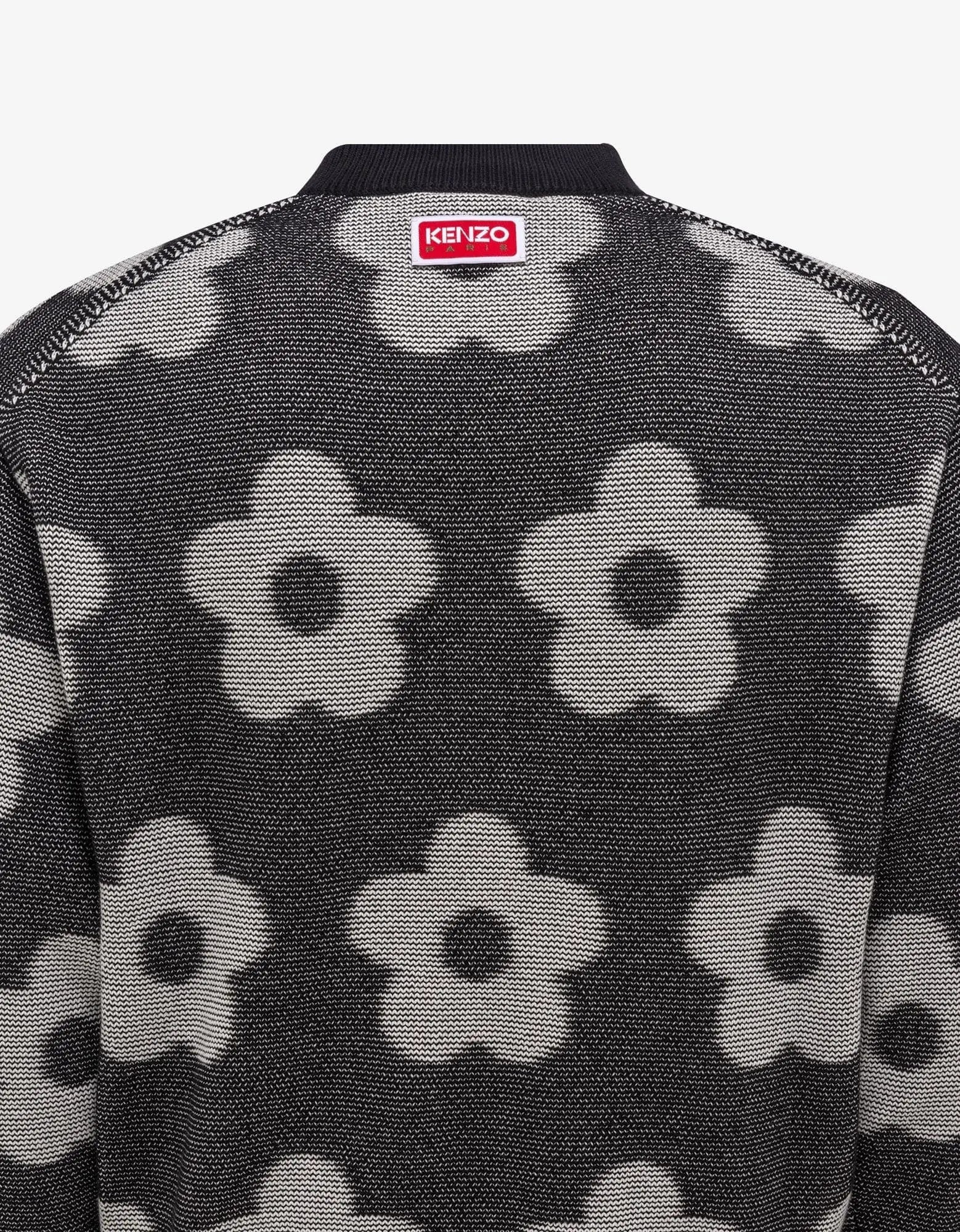 Kenzo Black Flower Spot Sweater - 4