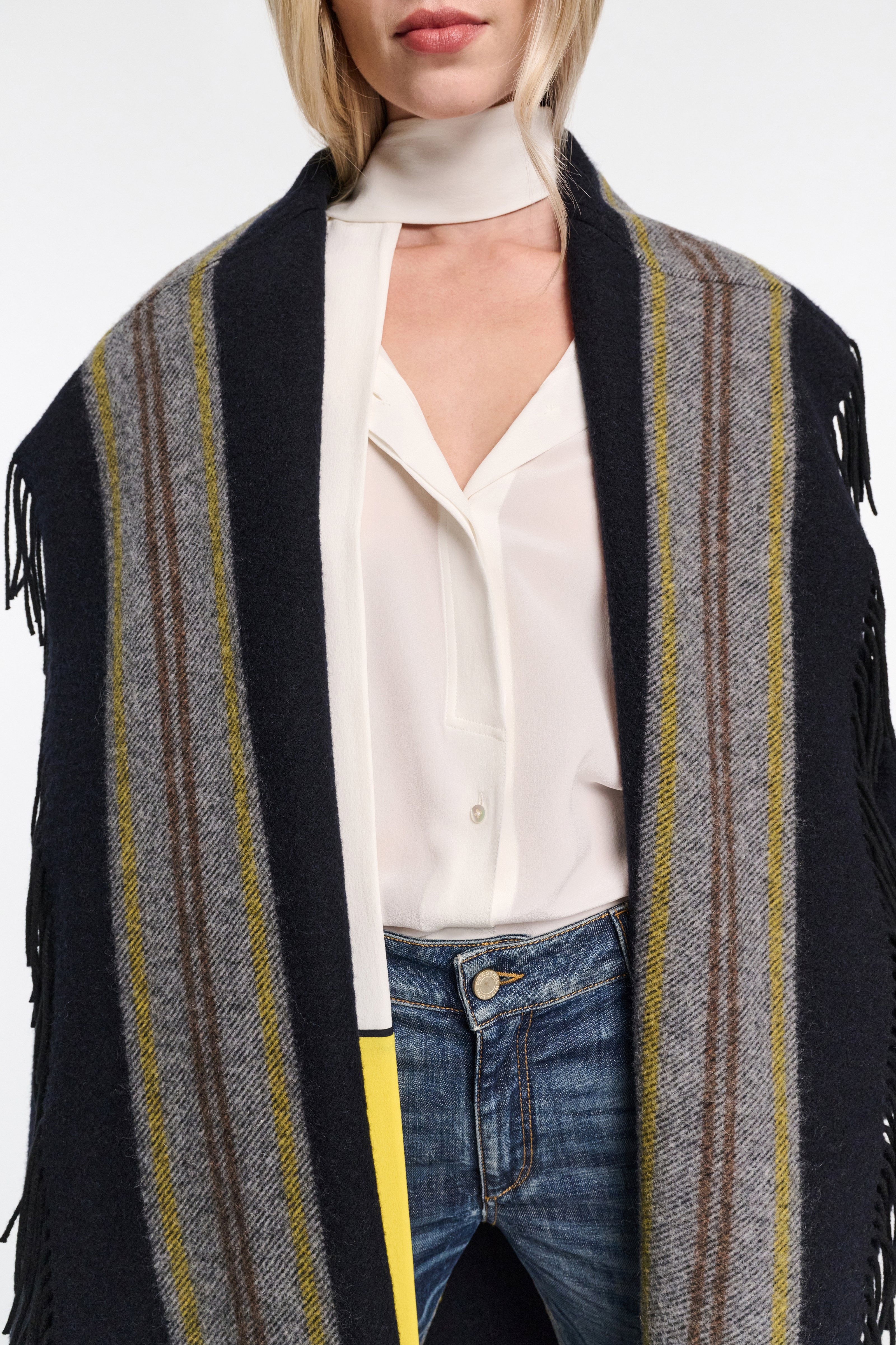 STRIPED COMFORT coat - 7