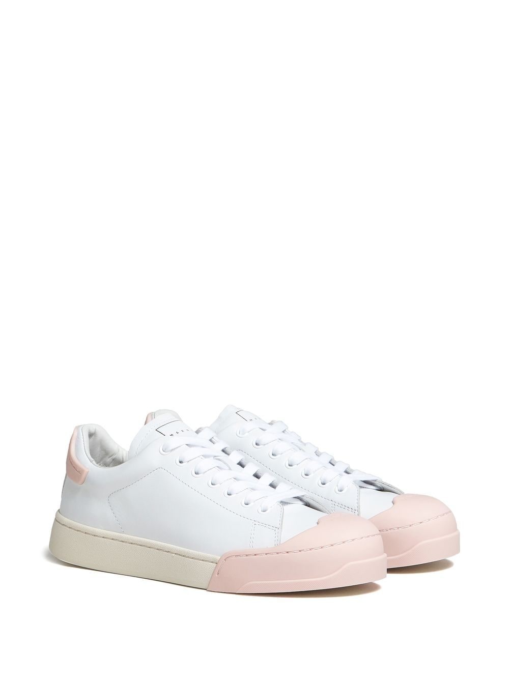lace-up panelled sneakers - 2