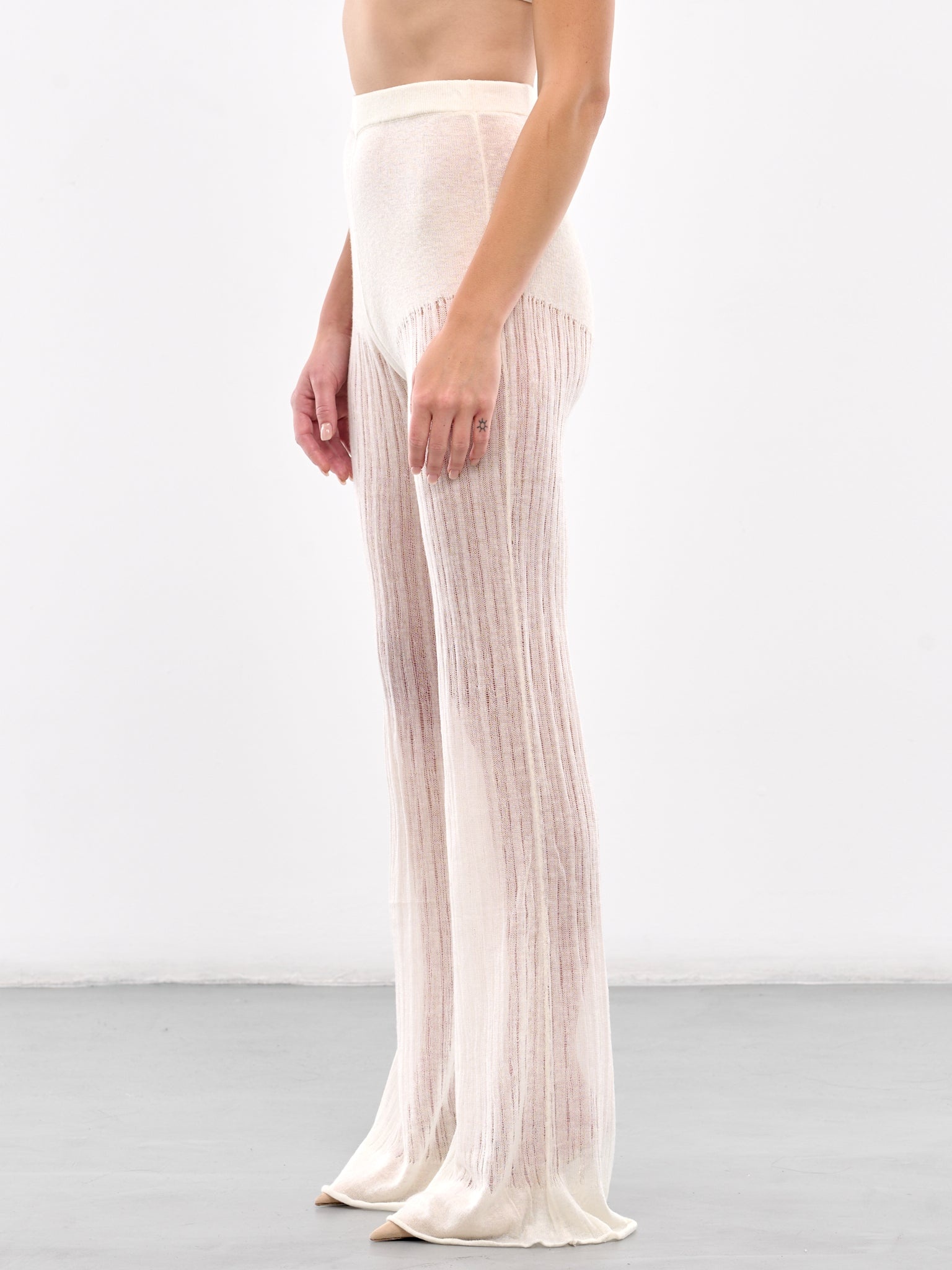 Distressed Knit Pants - 2