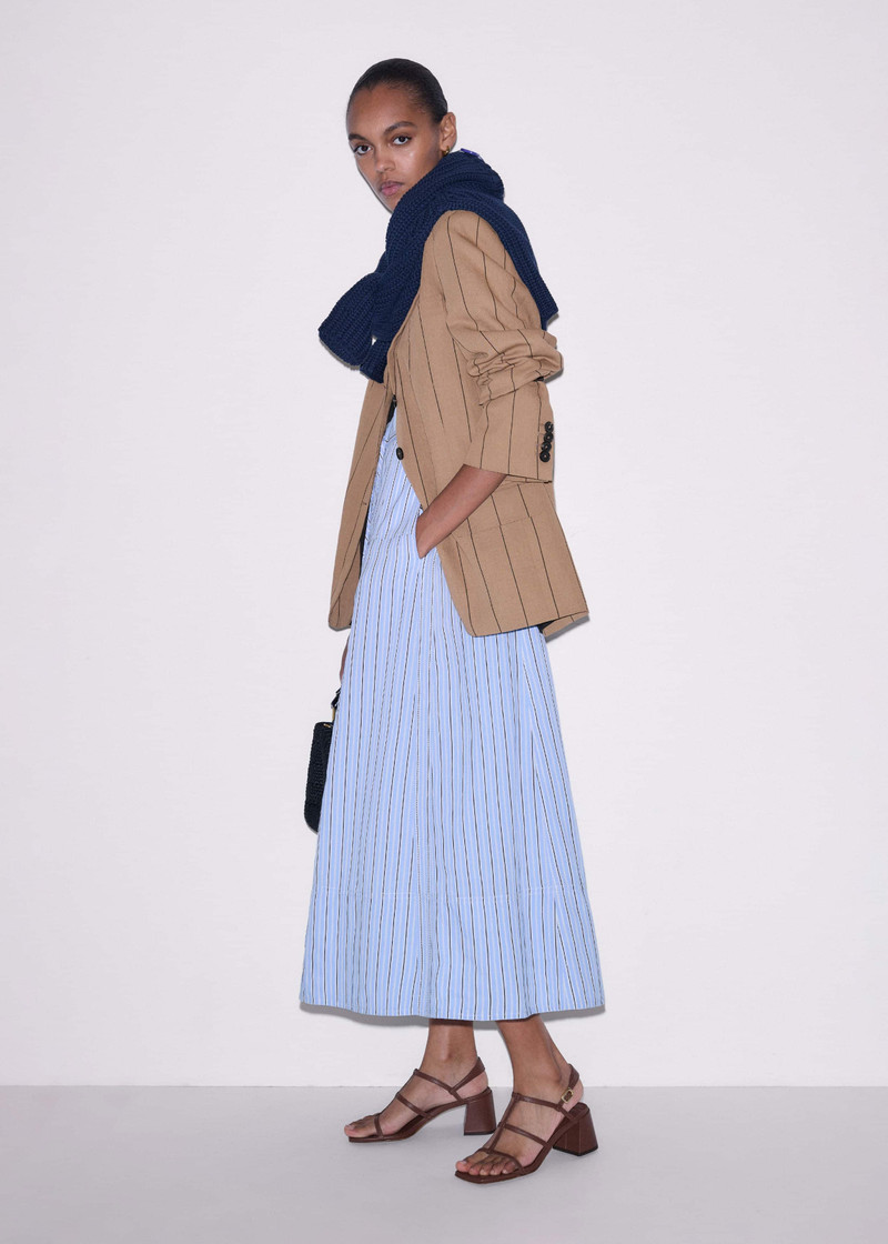 Zip Neck Shirt Dress 6
