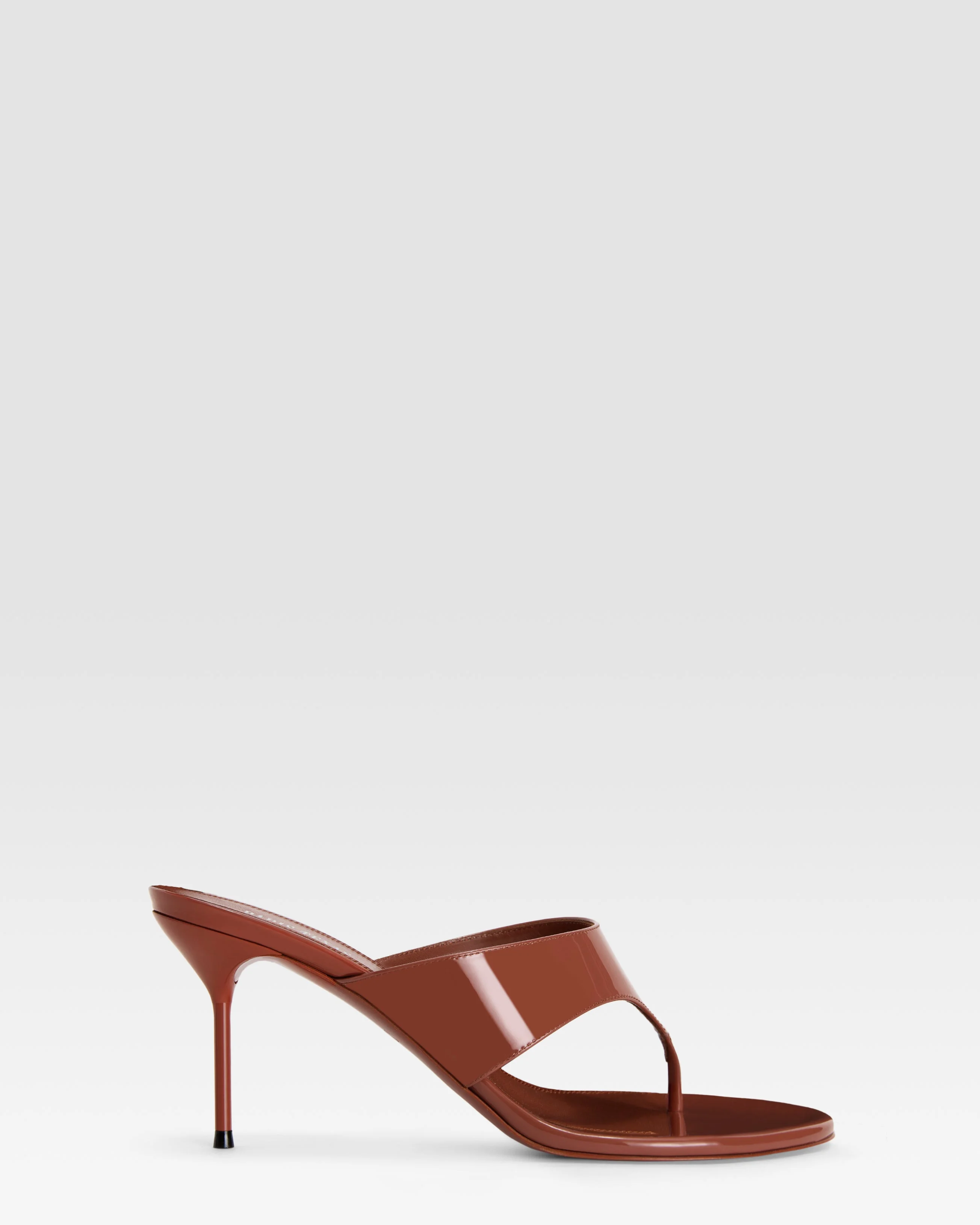 PATENT LEATHER MULE - 1
