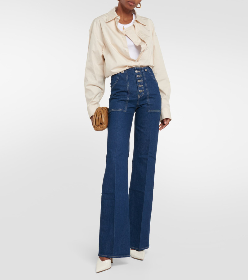 VERONICA BEARD Crosbie high-rise wide-leg jeans outlook