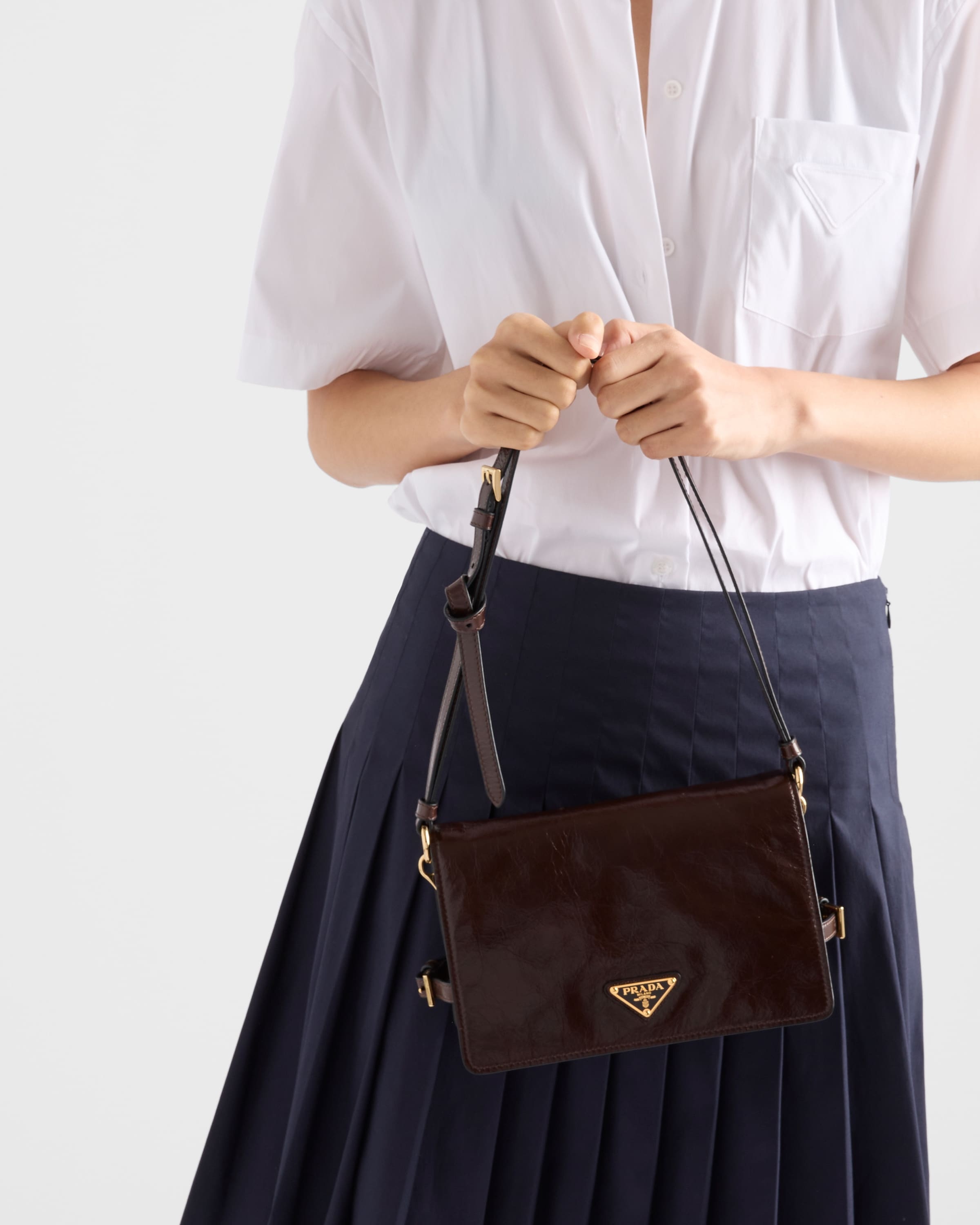 Leather shoulder bag - 8