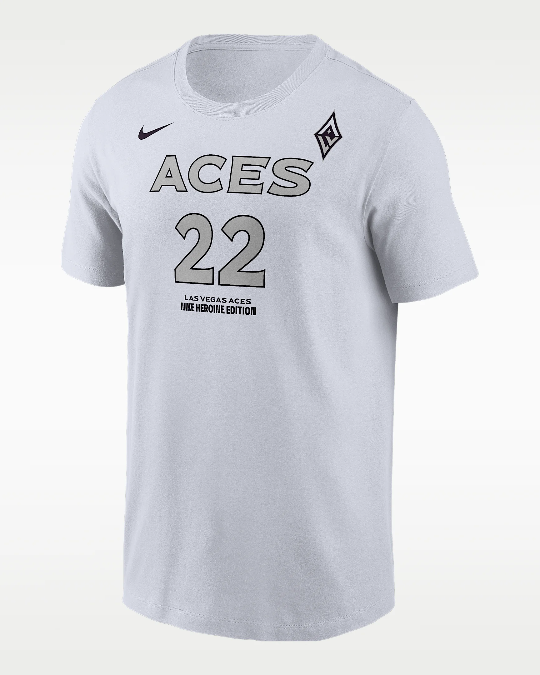 A'ja Wilson Las Vegas Aces Men's Nike WNBA T-Shirt - 1