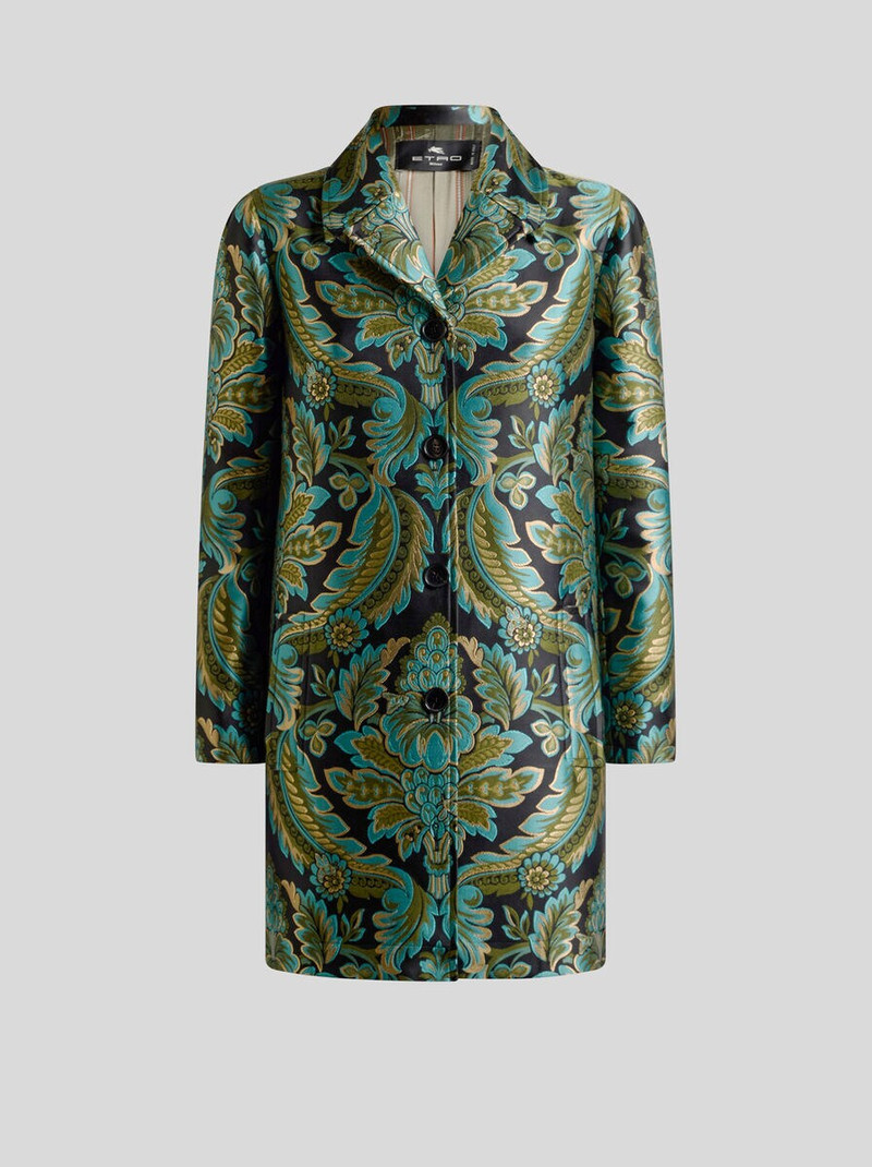 COAT WITH FLOWER AND BEE JACQUARD MOTIF 1