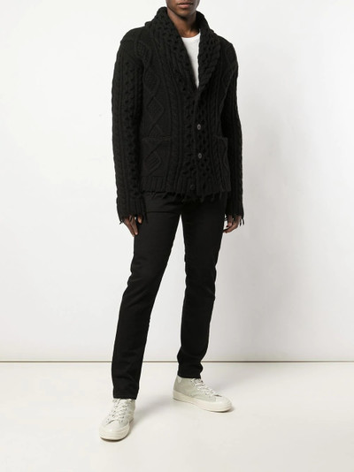 Alanui New Fisherman raw edge cardigan outlook