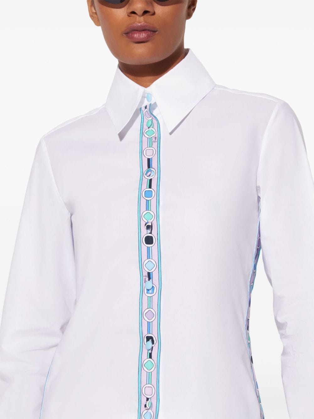Vivara-print cotton shirt - 5