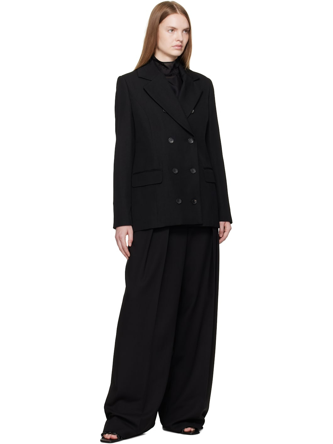 Black Philippa Blazer - 4