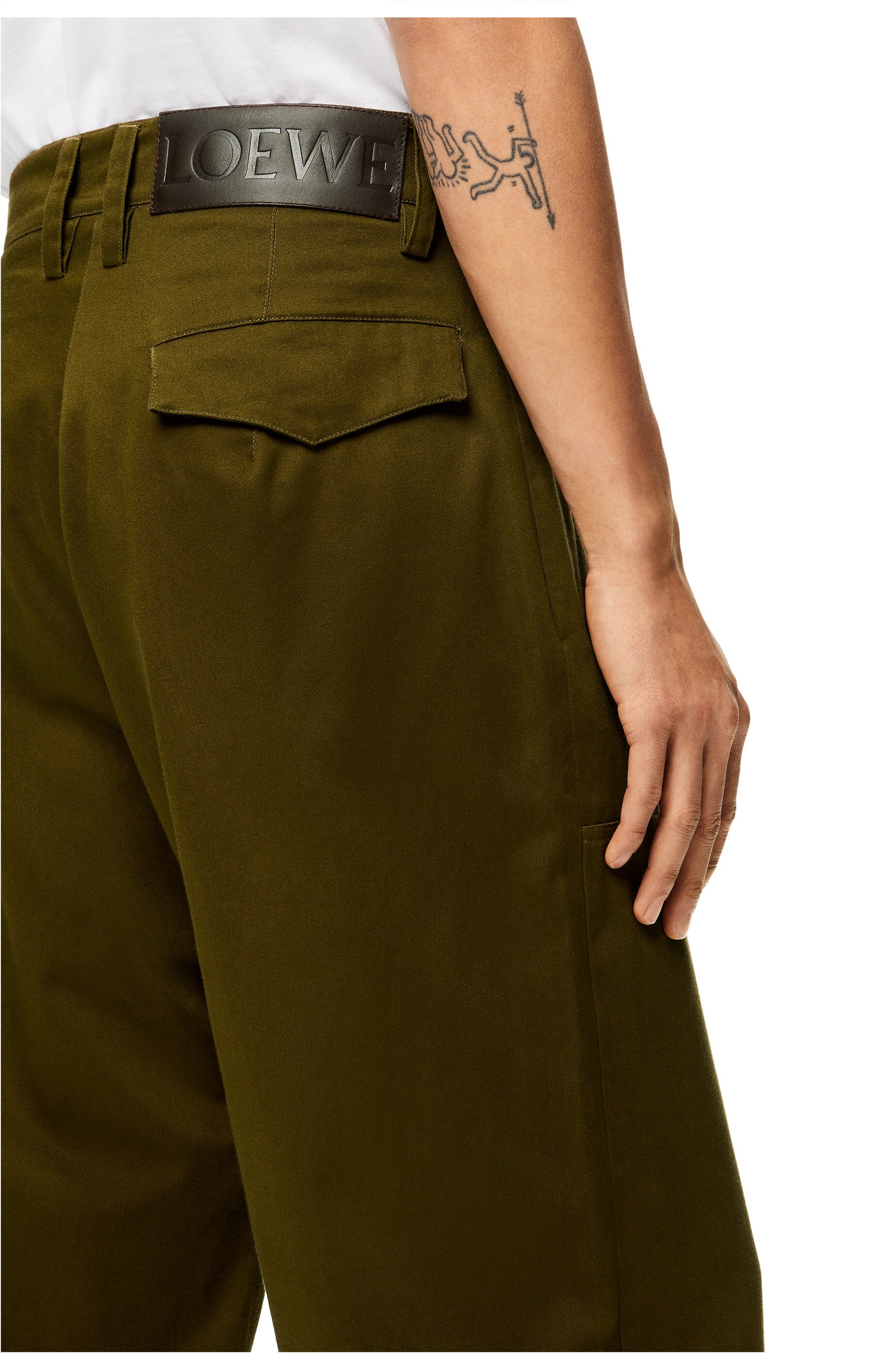 Cargo trousers in cotton - 5