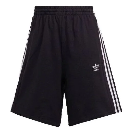 (WMNS) adidas Bermuda Shorts 'Black White' HM2137 - 1