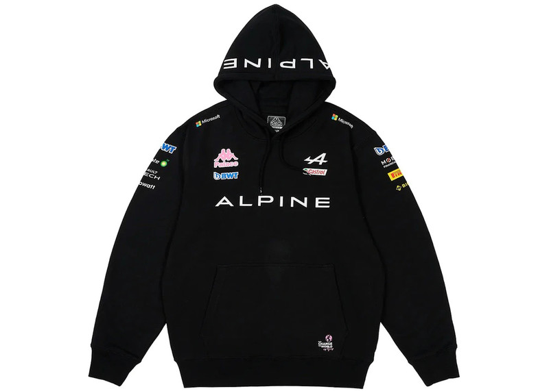 PALACE Palace x Kappa For Alpine Hood Black outlook