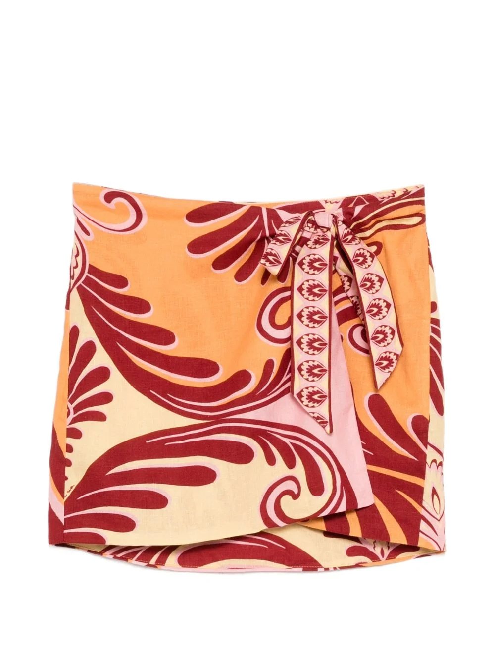 arabesque tie skirt - 1