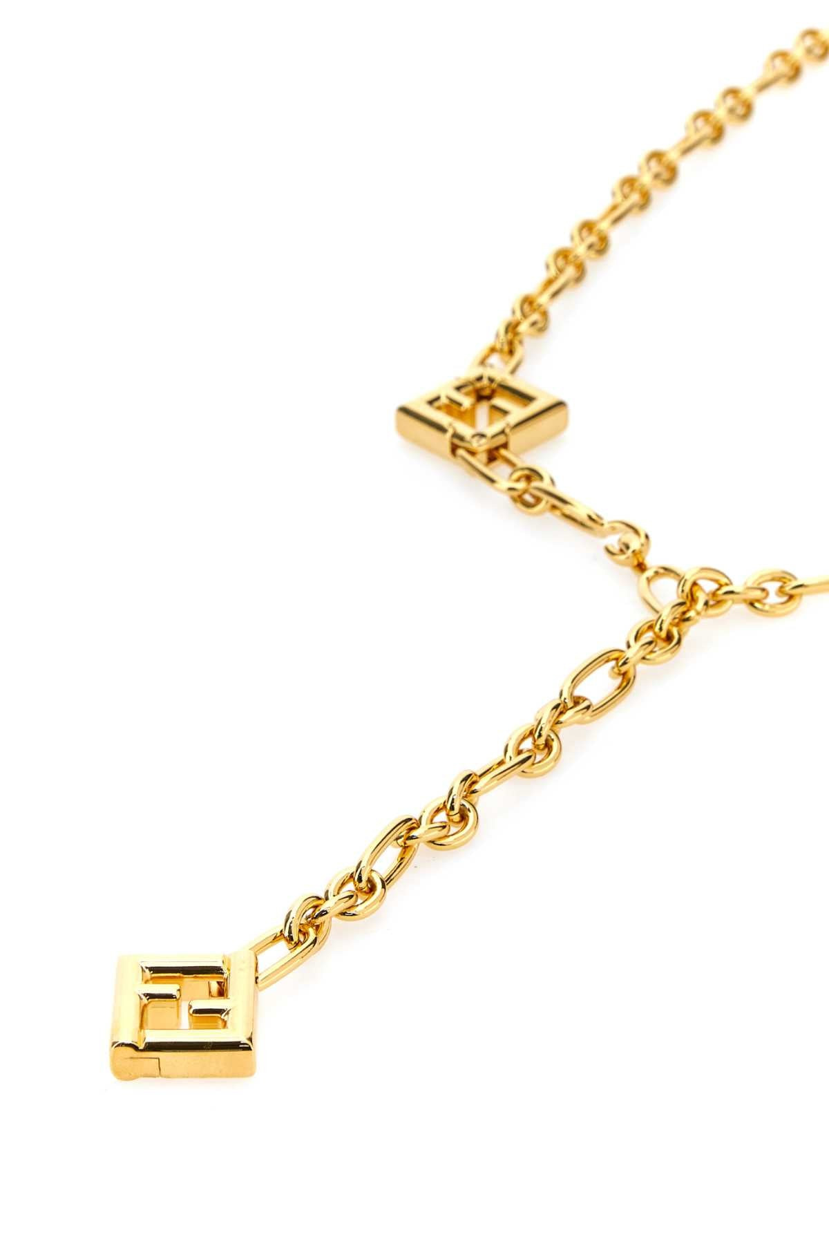 Fendi Women Golden Metal Belt - 3