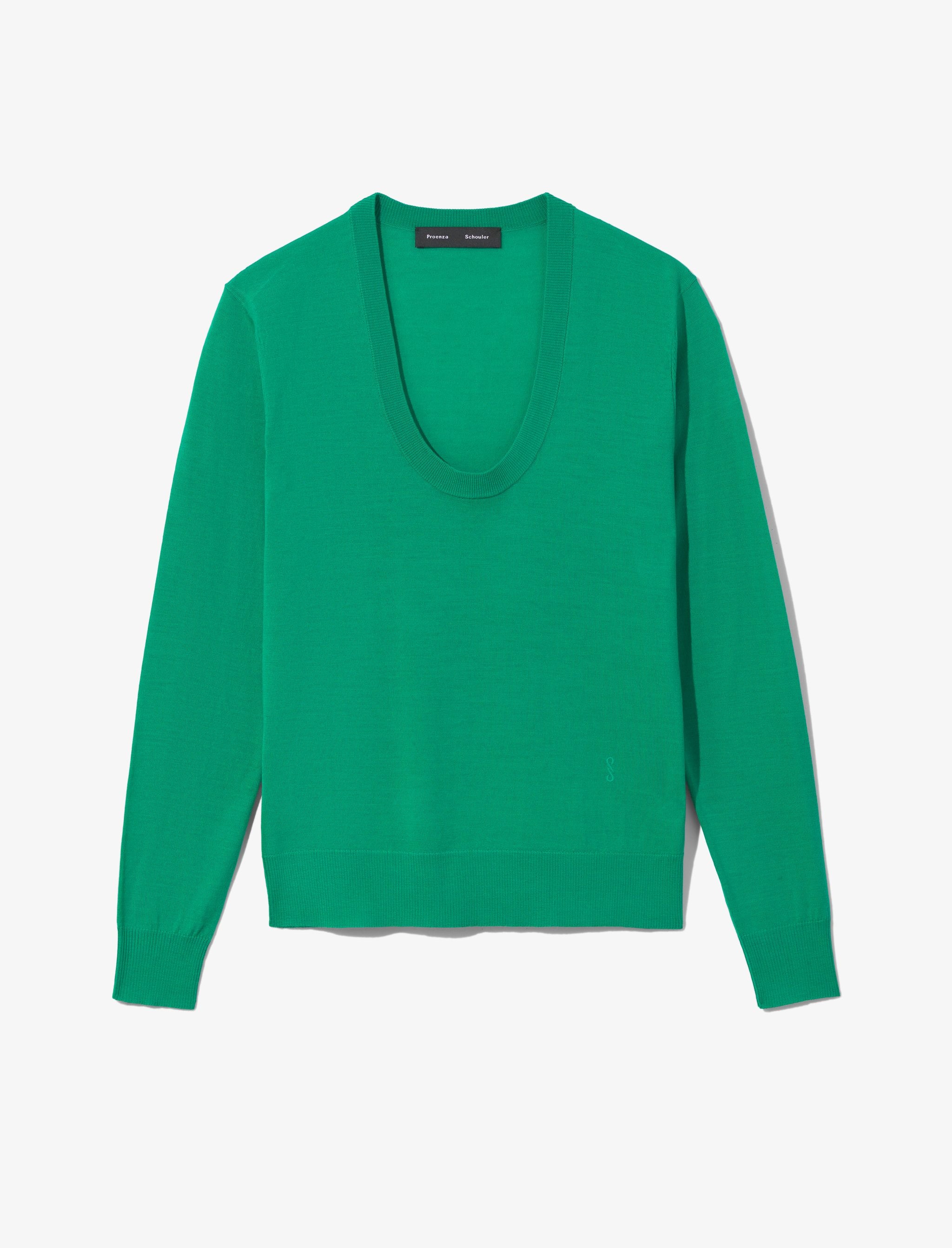Eco Superfine Merino Scoop Neck Sweater - 1