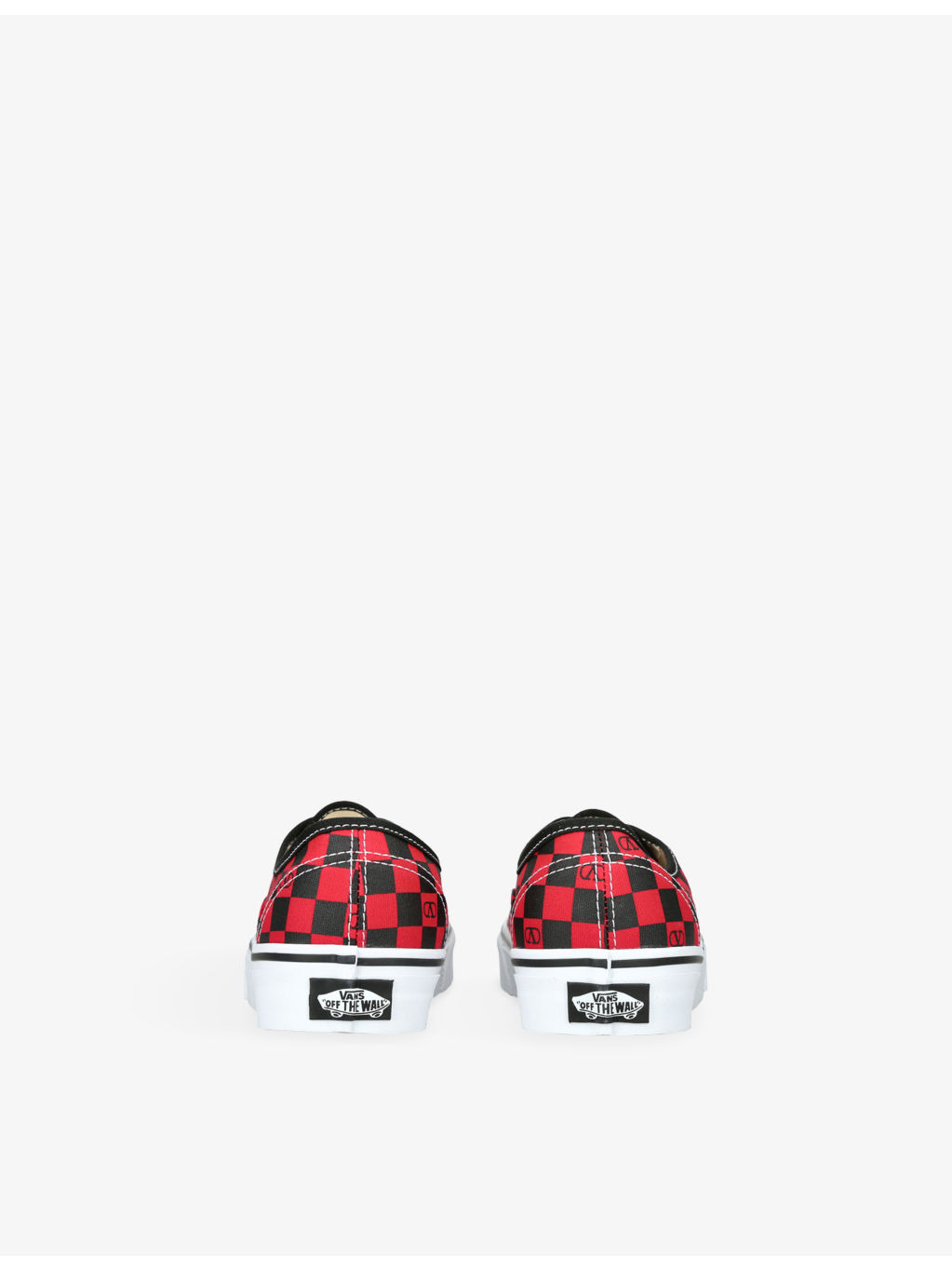 Valentino Garavani X Vans Authentic VLogo Checkerboard Canvas Low-Top Trainers - 4