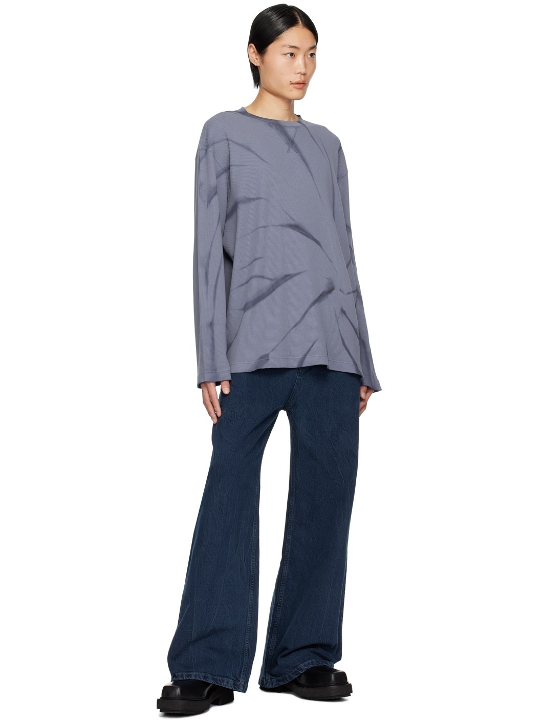 Blue Flame Long Sleeve T-Shirt - 4