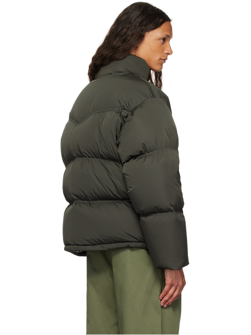 Khaki Western Down Jacket - 3