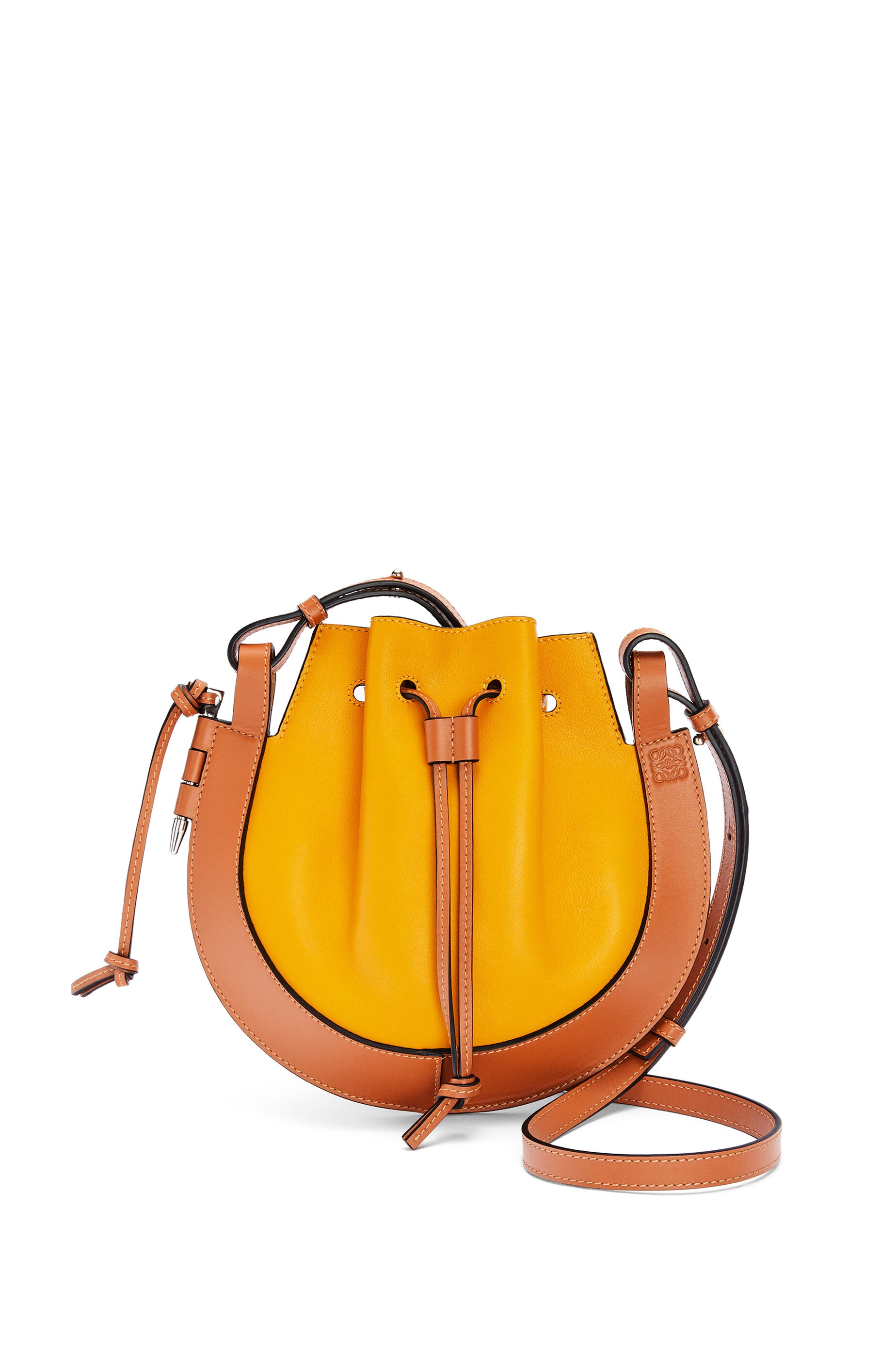 Small Horseshoe bag in nappa and calfskin - 1