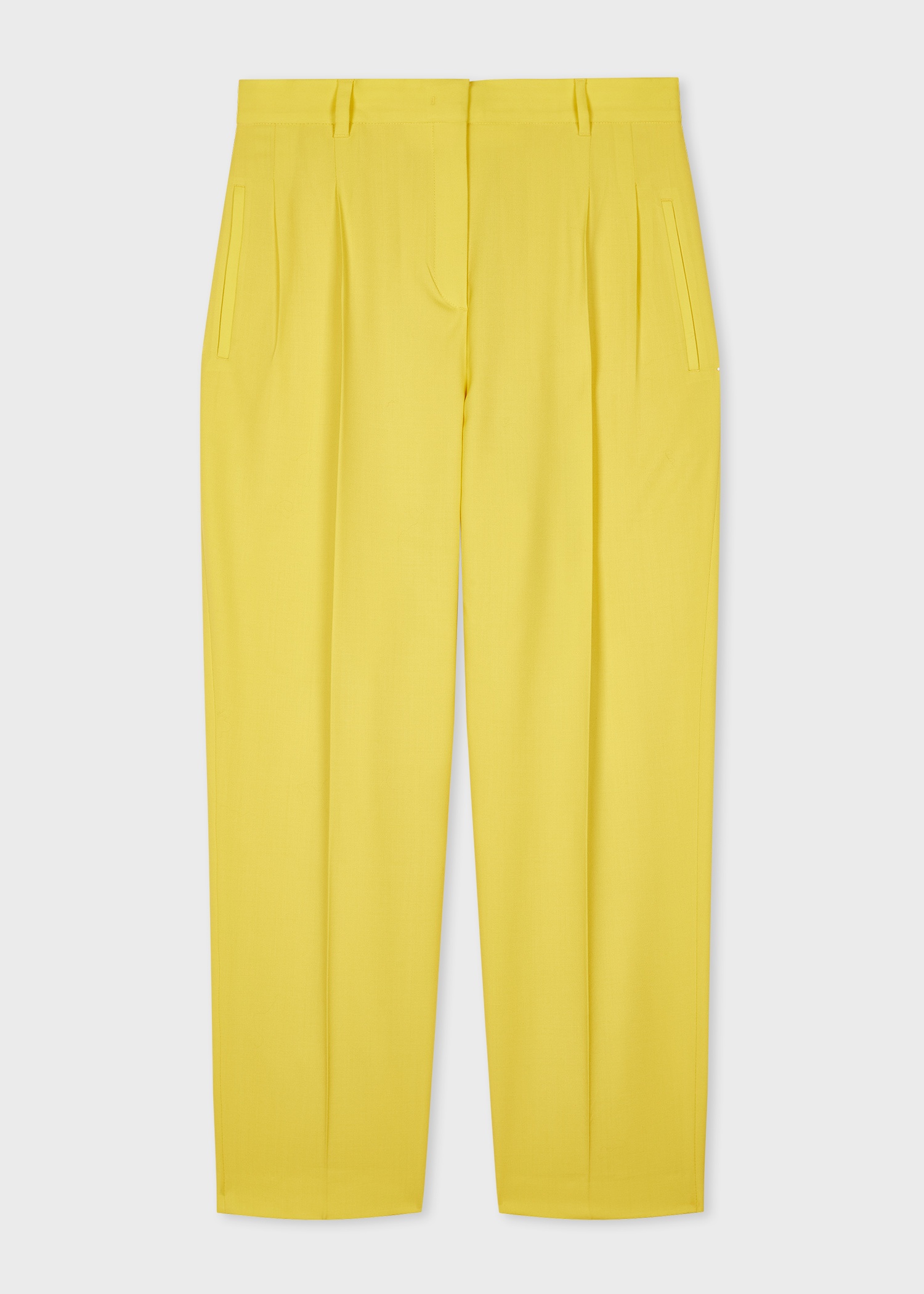 Women's Citrine Wool Double-Breasted Suit - 5