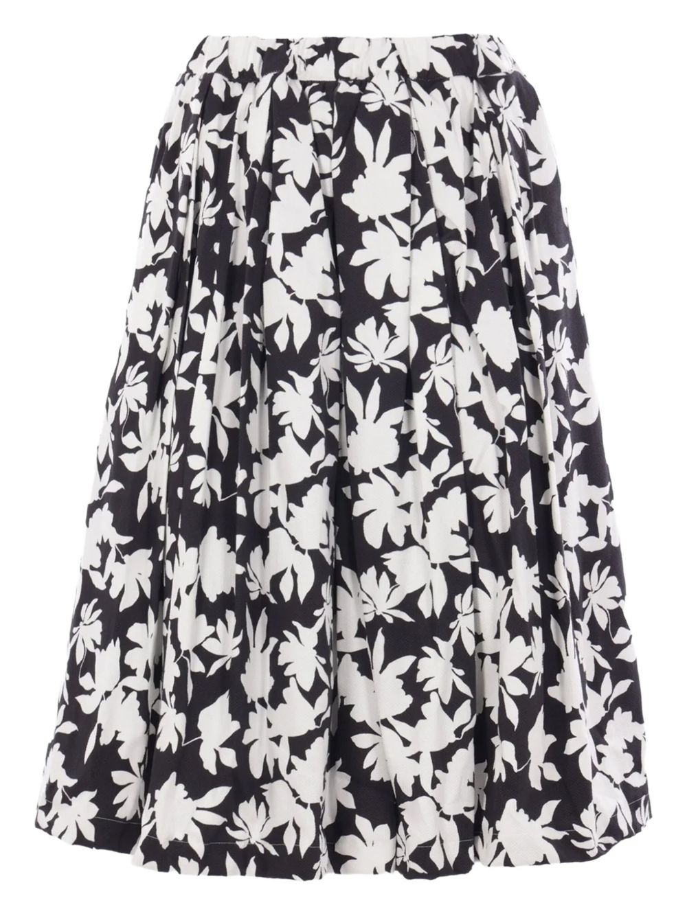 floral-print pleated skirt - 1
