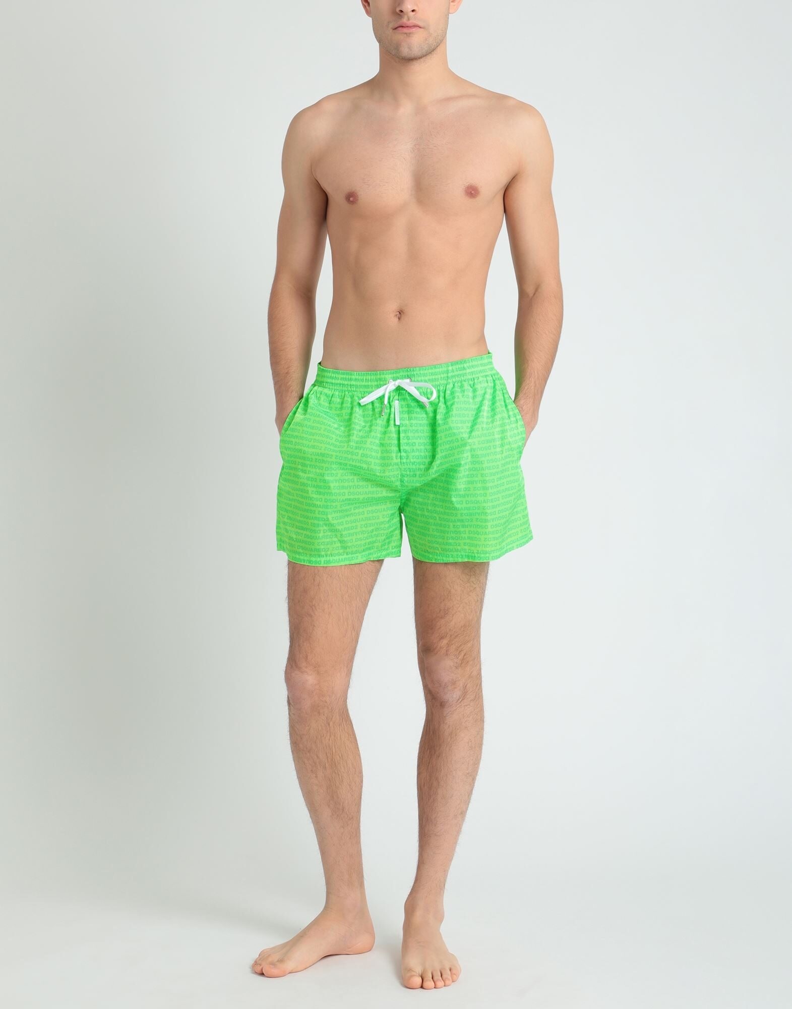 Green Men's Swim Shorts - 2