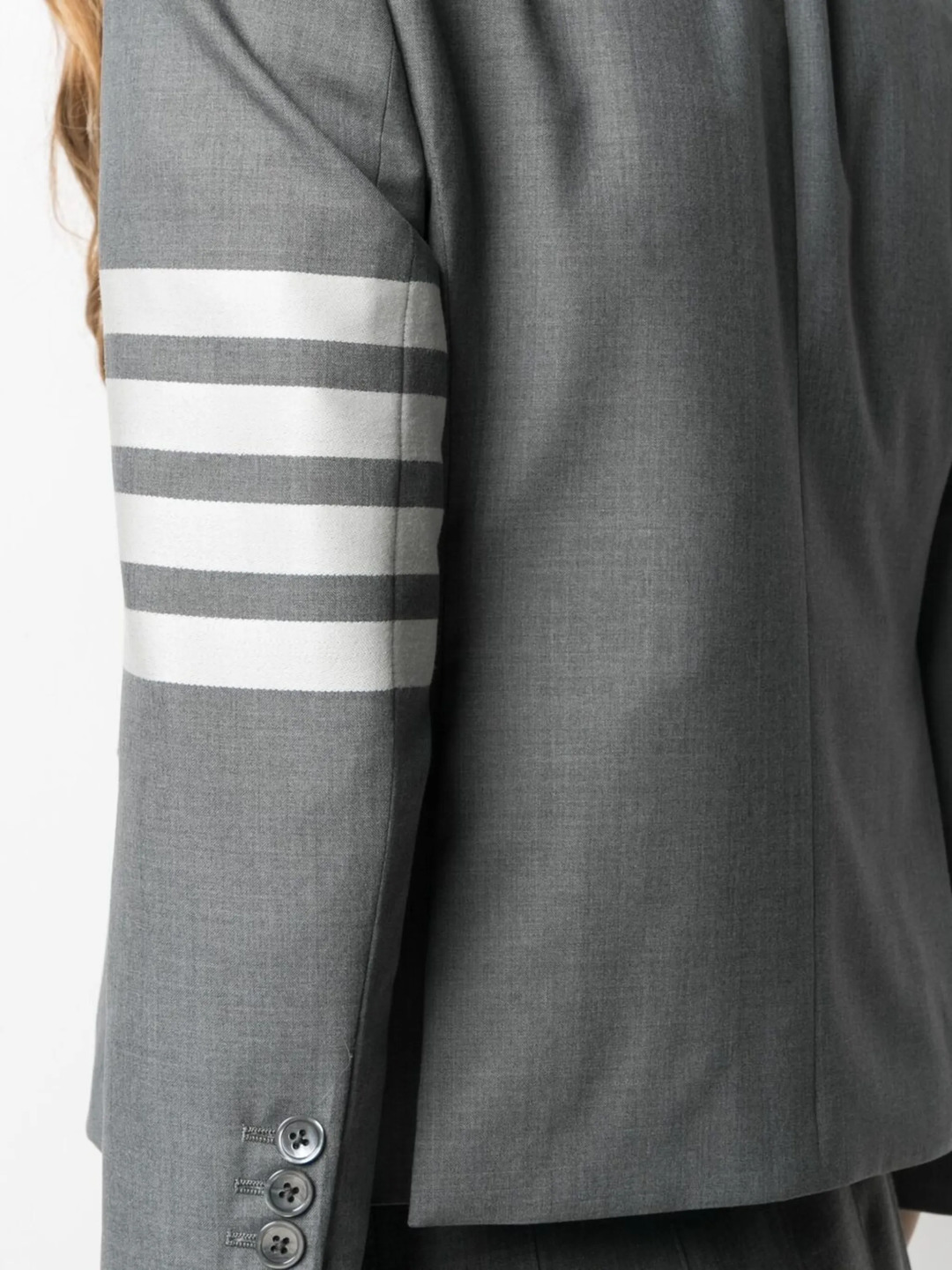 Plain Weave 4-Bar High Armhole Sport Coat Women - 5