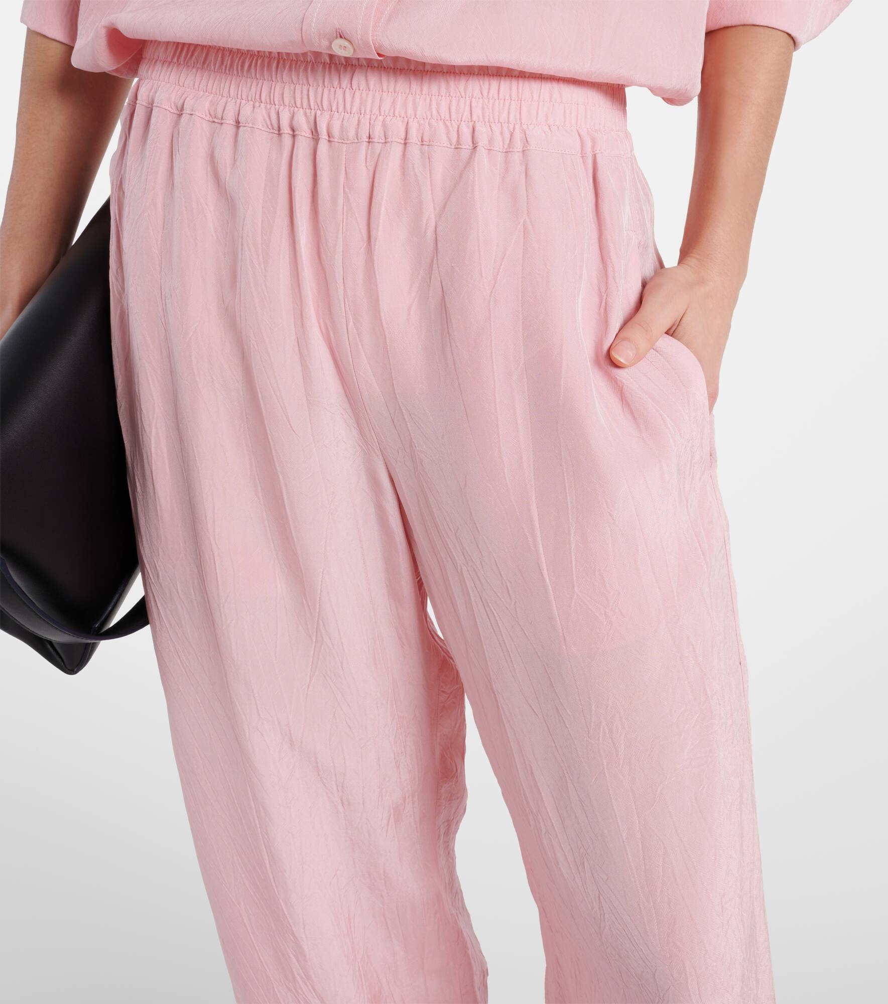 High-rise wide-leg pants - 4