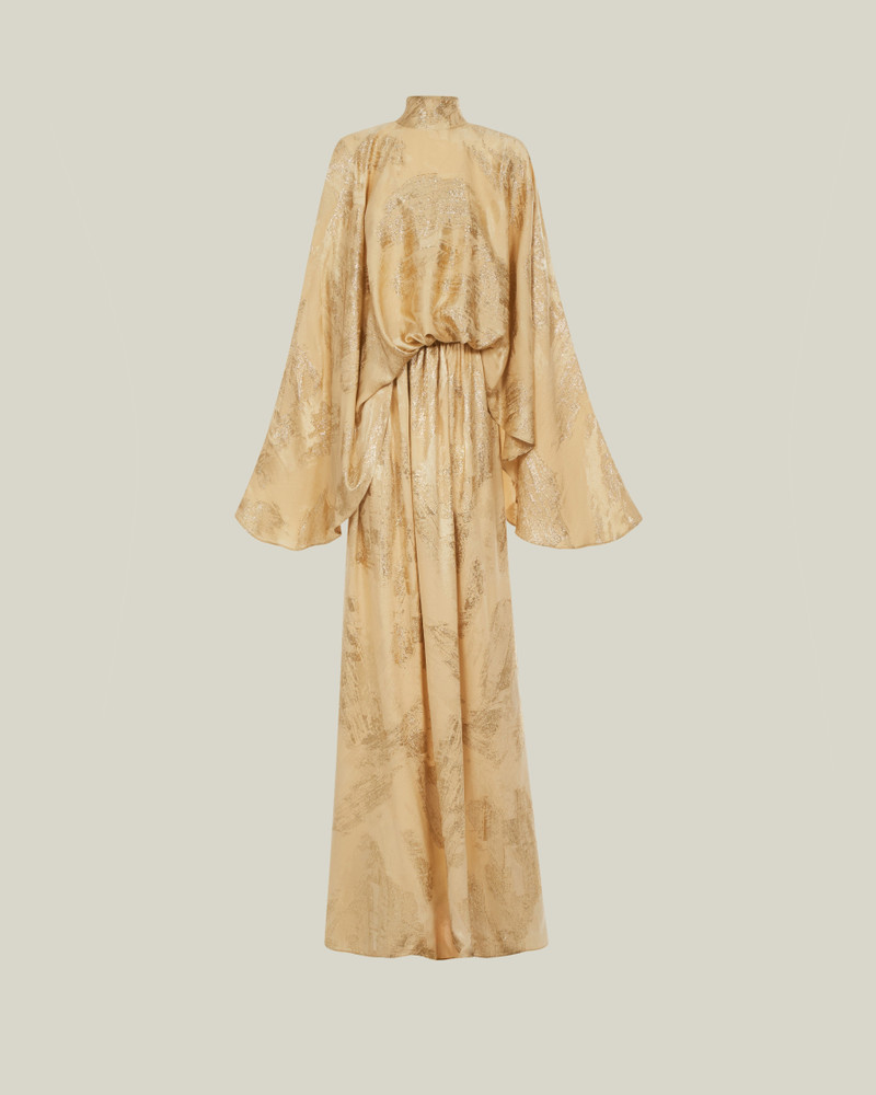 Lamarr Dress in Gold 1
