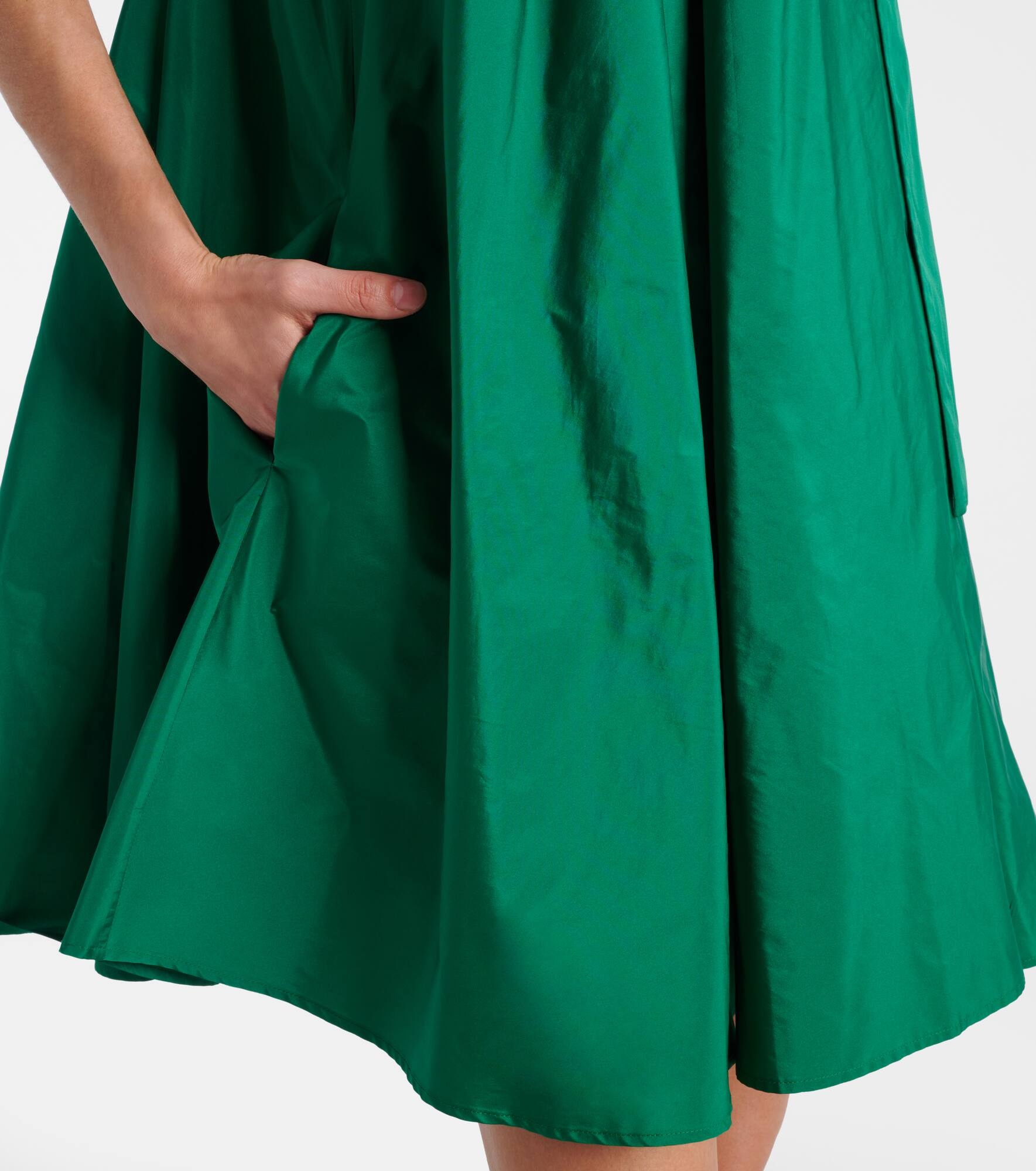 Beber halterneck taffeta minidress - 5