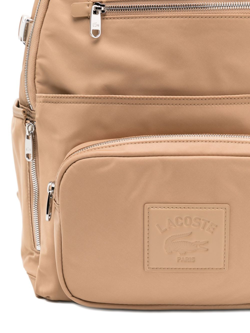 logo-plaque backpack - 4