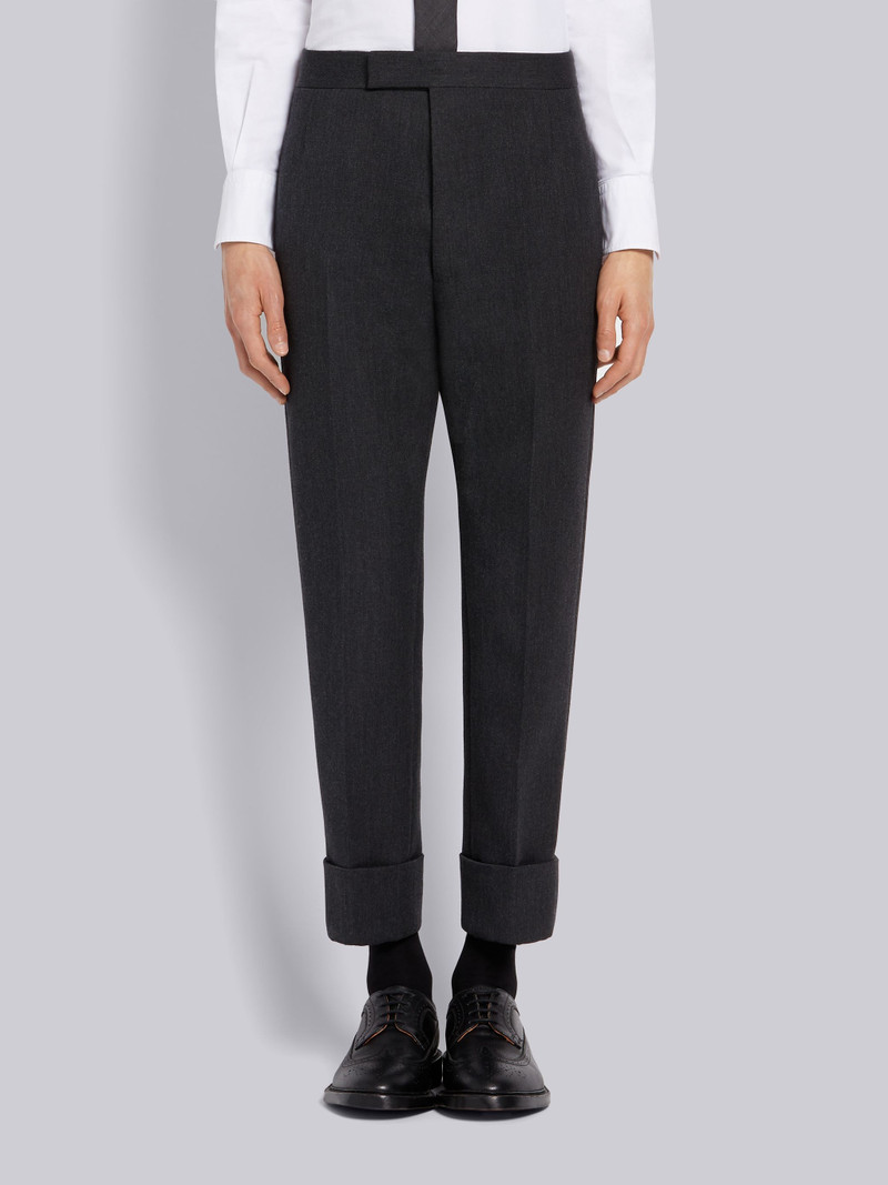 Dark Grey Wool Cavalry Twill Classic Suit 3