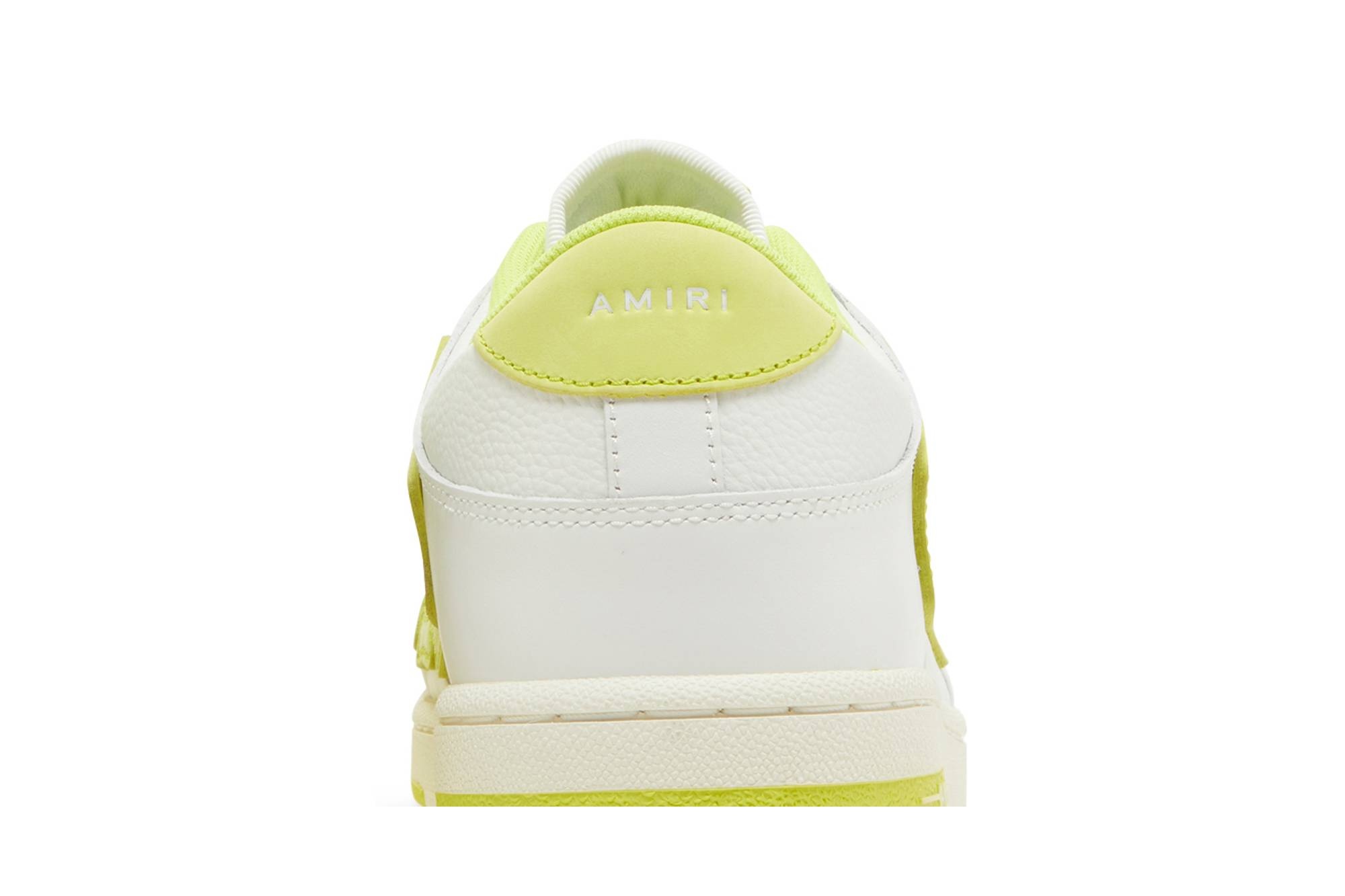 Amiri Skel Top Low 'White Lime' - 7