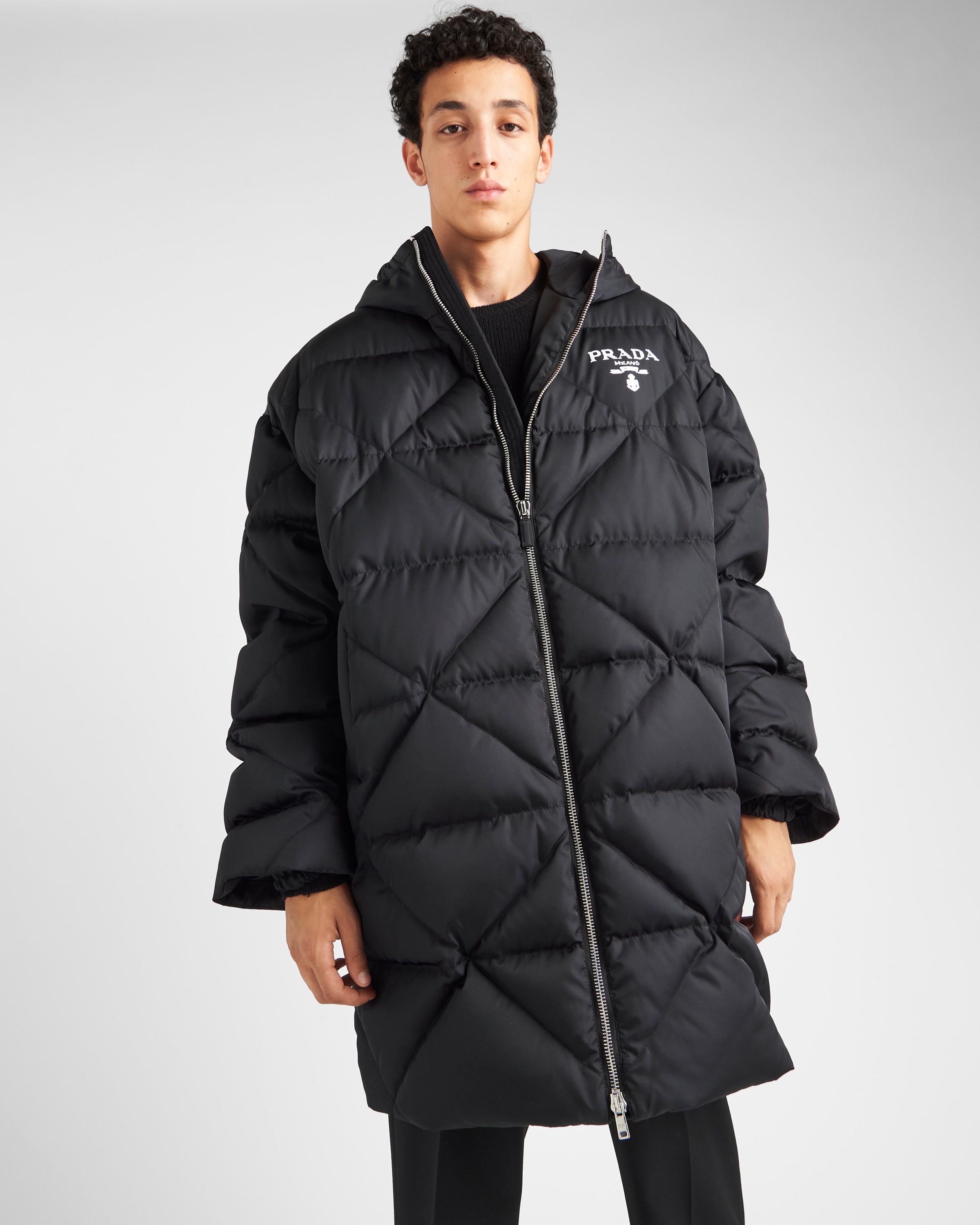 Re-Nylon down coat - 3