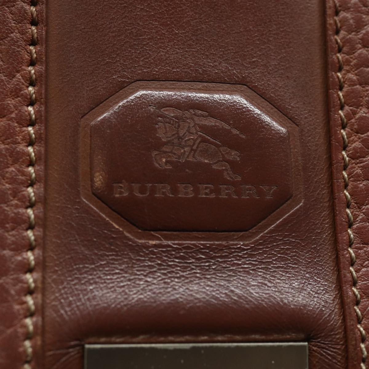 Burberry Hand Bag Leather Brown - 14