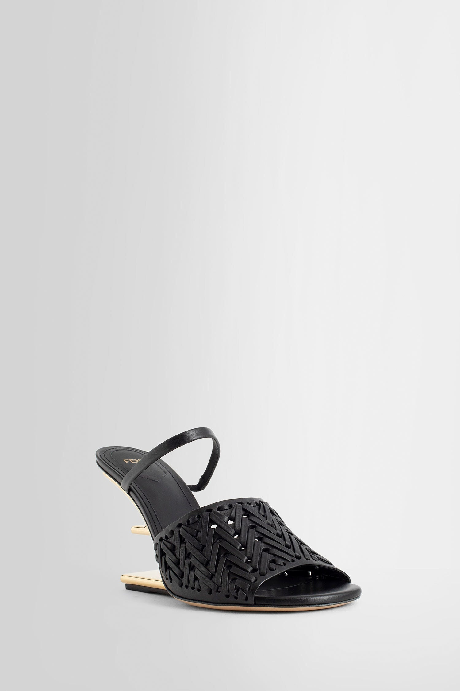 FENDI WOMAN BLACK SANDALS - 2