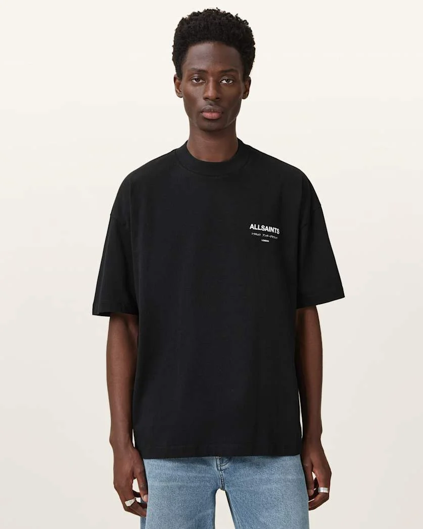 UNDERGROUND OVERSIZED CREW NECK T-SHIRT - 1