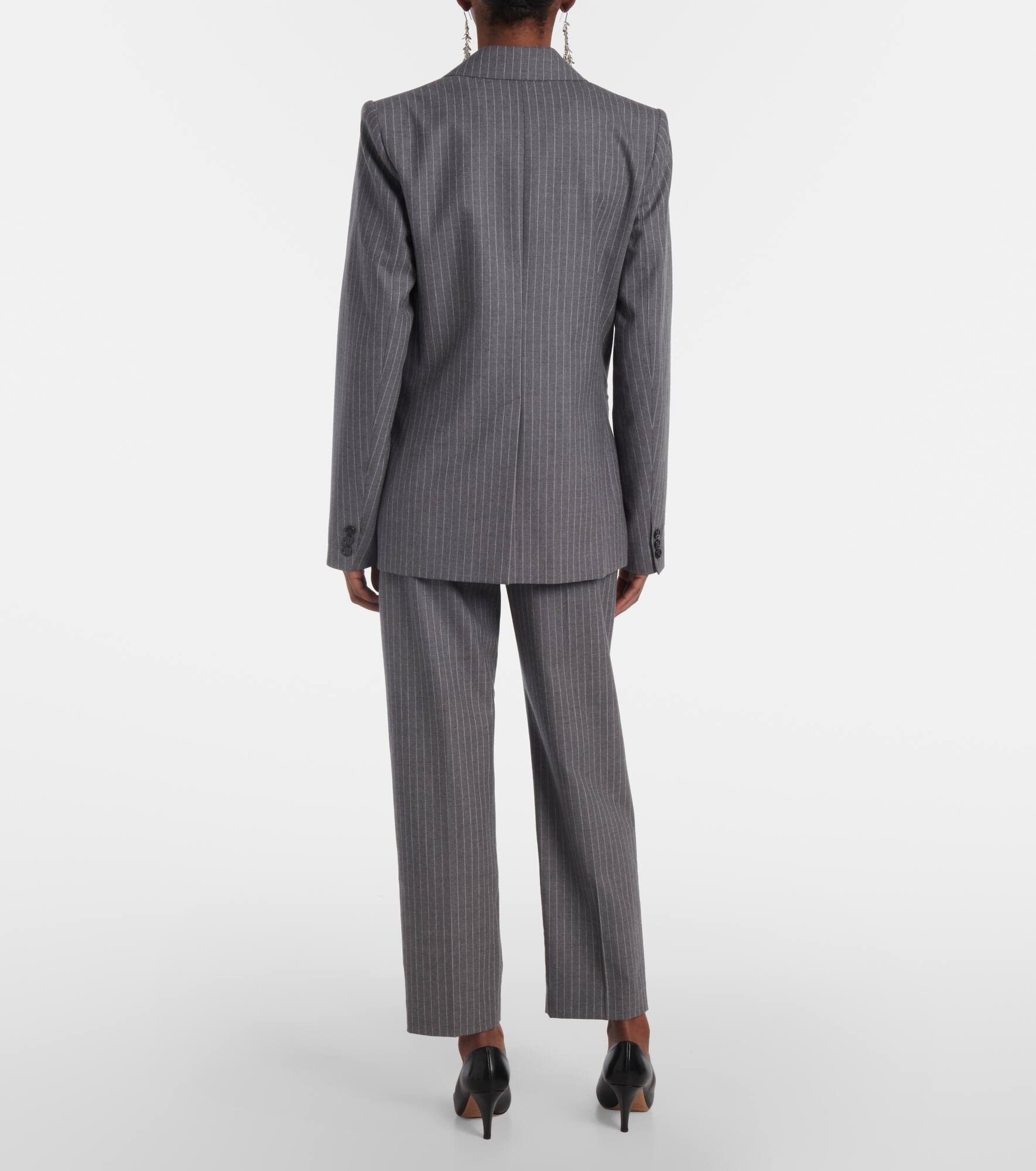 Reva pinstripe wool blazer - 3