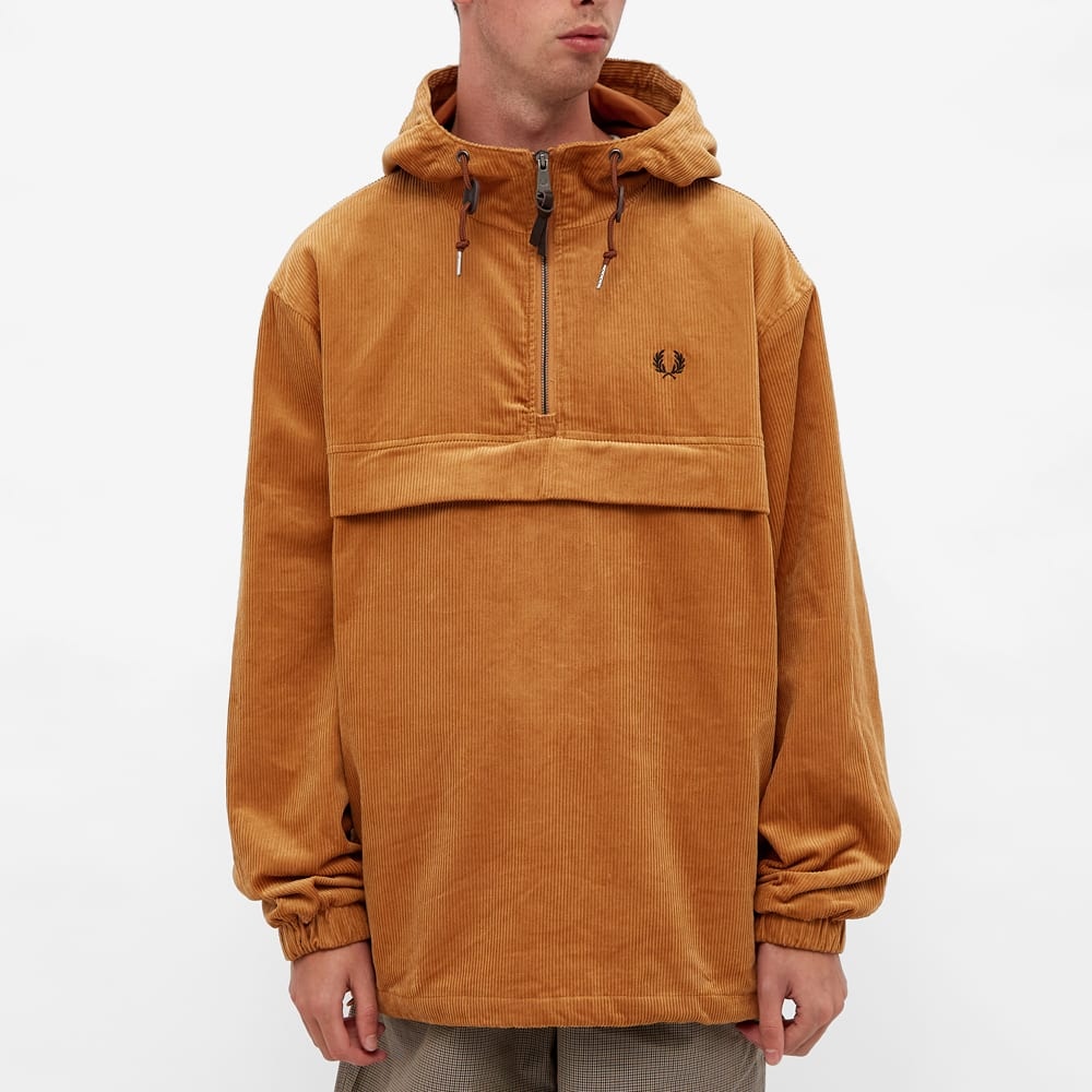 Fred Perry Cord Quarter Zip Jacket - 4