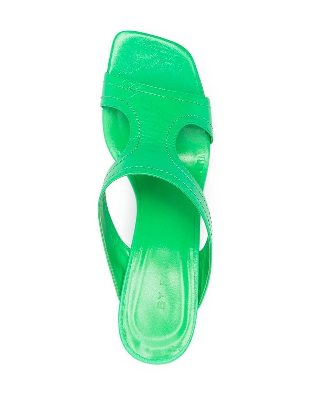 open-toe 95mm heeled mules - 4