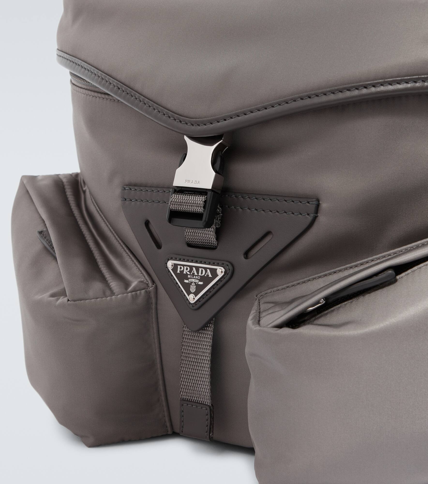 Re-Nylon leather-trimmed crossbody bag - 6