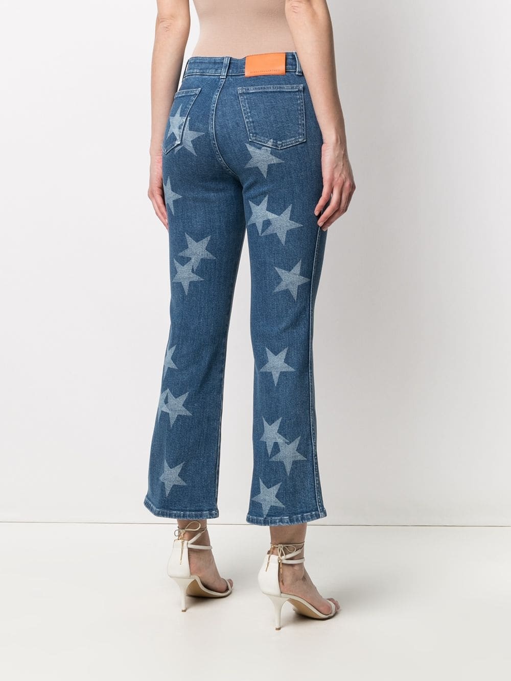 star-print straight-leg jeans - 4