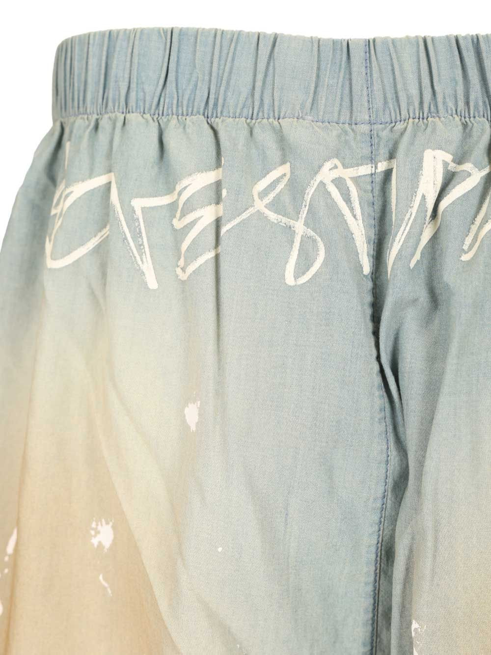 Casual Shorts Trousers Blue - 4