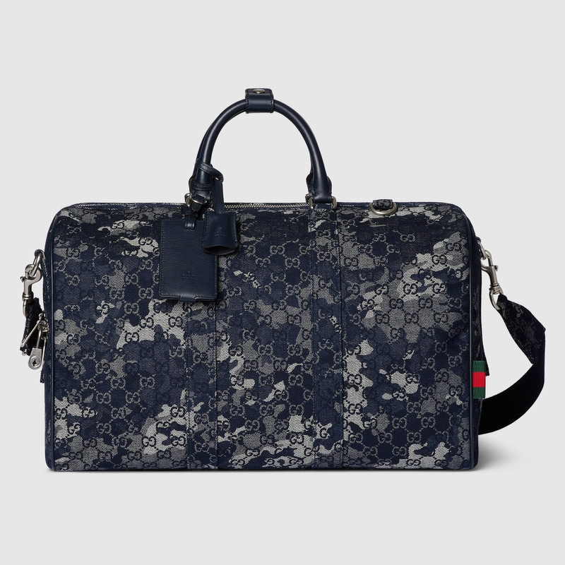 GG denim duffle bag 1