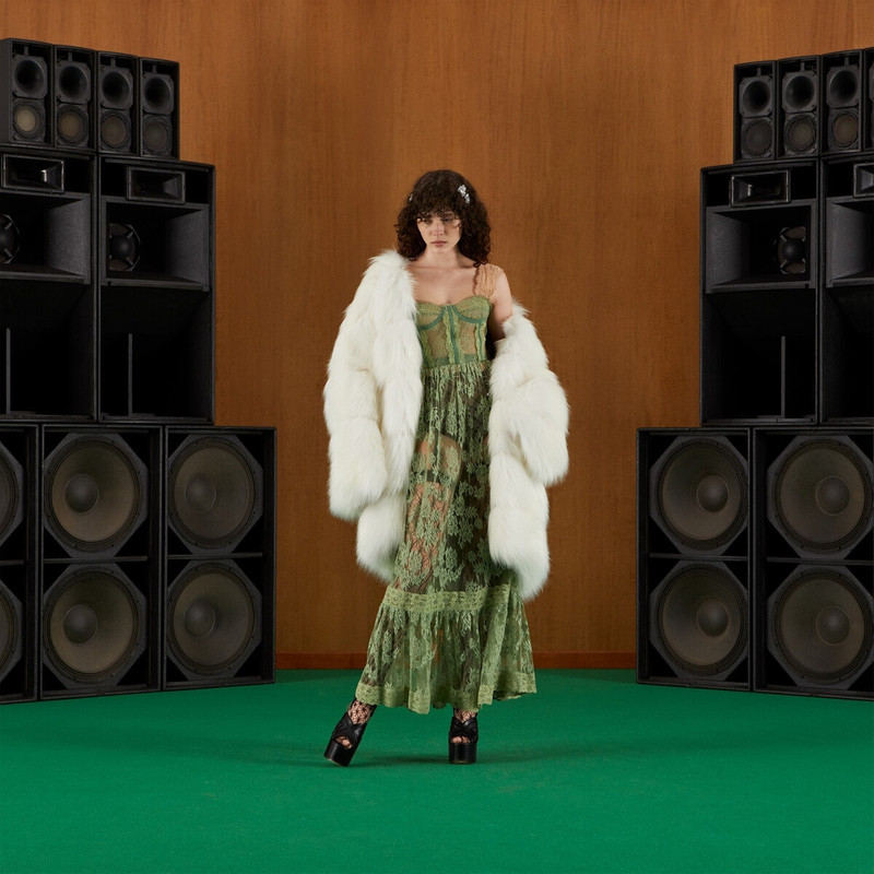 GUCCI Faux fur coat outlook